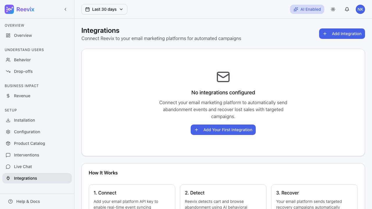 Webhook integration cards